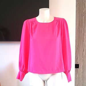 Bright Pink Blouse